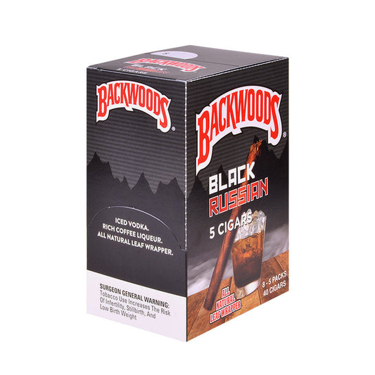 Black Russian Backwoods (5 Cigars in Pack)