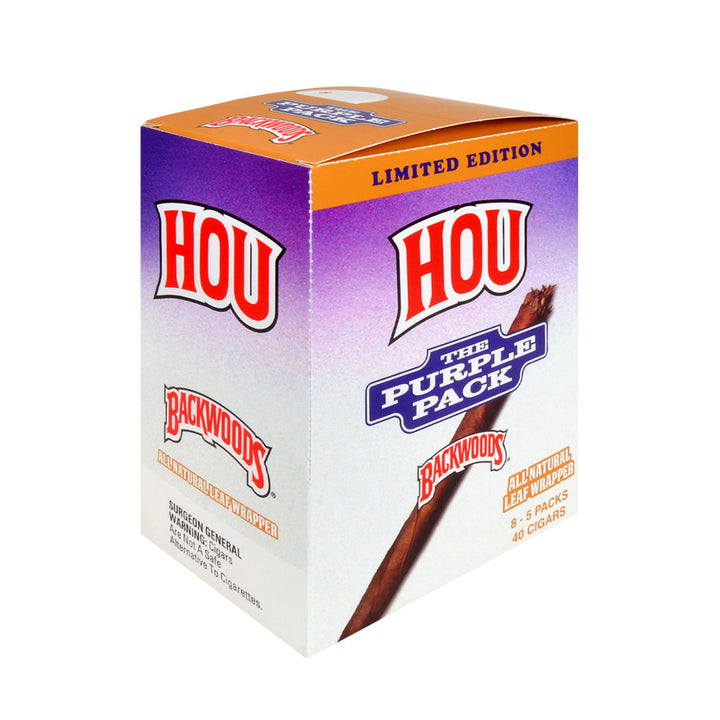 HOU Purple Pack Backwoods (5 Cigars in Pack)